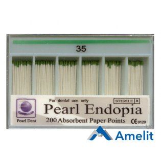 Штифти паперові 0.2 кон., №35 (Pearl Dent), 200 шт./пак.